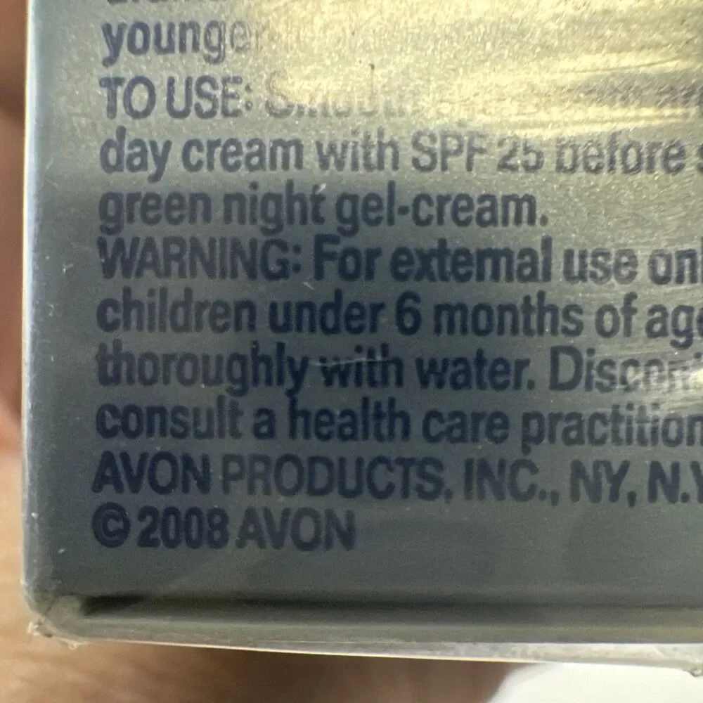 Avon Anew Rejuvenate 24 Hr Eye Moisturizer SPF 25, Day & Night Cream - NOS